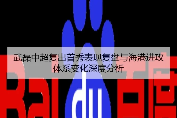 武磊中超复出首秀表现复盘与海港进攻体系变化深度分析